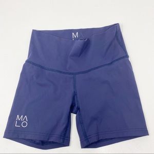Malo Republic Blue Biker Shorts Small
